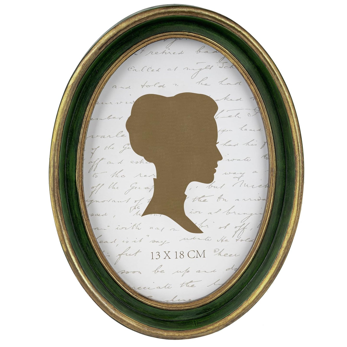 AELS 4x4 Inch Vintage Picture Frame, Elegant Antique Photo Frames with Glass Front, Photo Display, Tabletop Wall Hanging, Gift Ideas, Off-white Oval with Gold Trim
