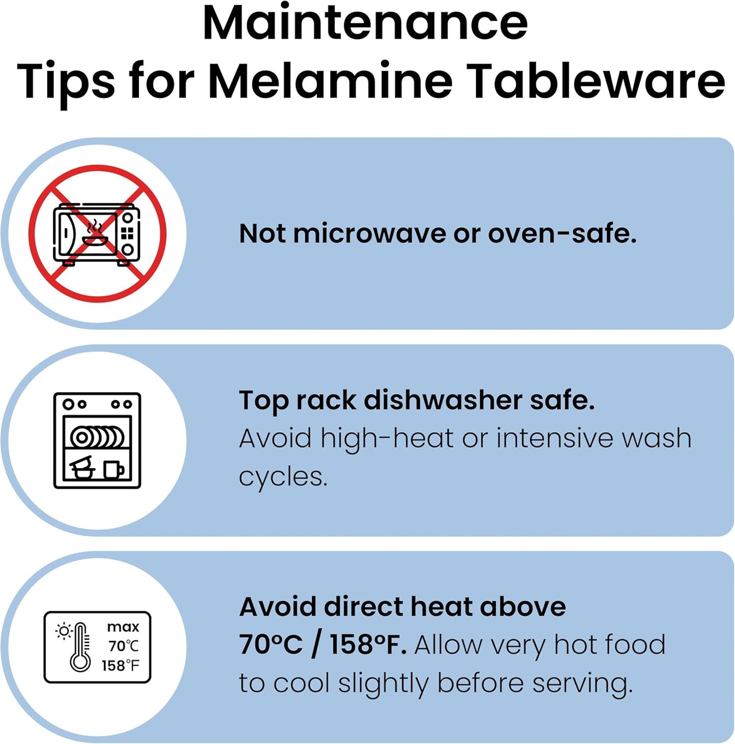 AELS Melamine Dinnerware Set of 12 Pcs, Dinner Dishes Set for Indoor and Outdoor Use, Melamine Plates and Bowls Set for 4, Dishwasher Safe, Lightweight Unbreakable, BPA Free, Blue