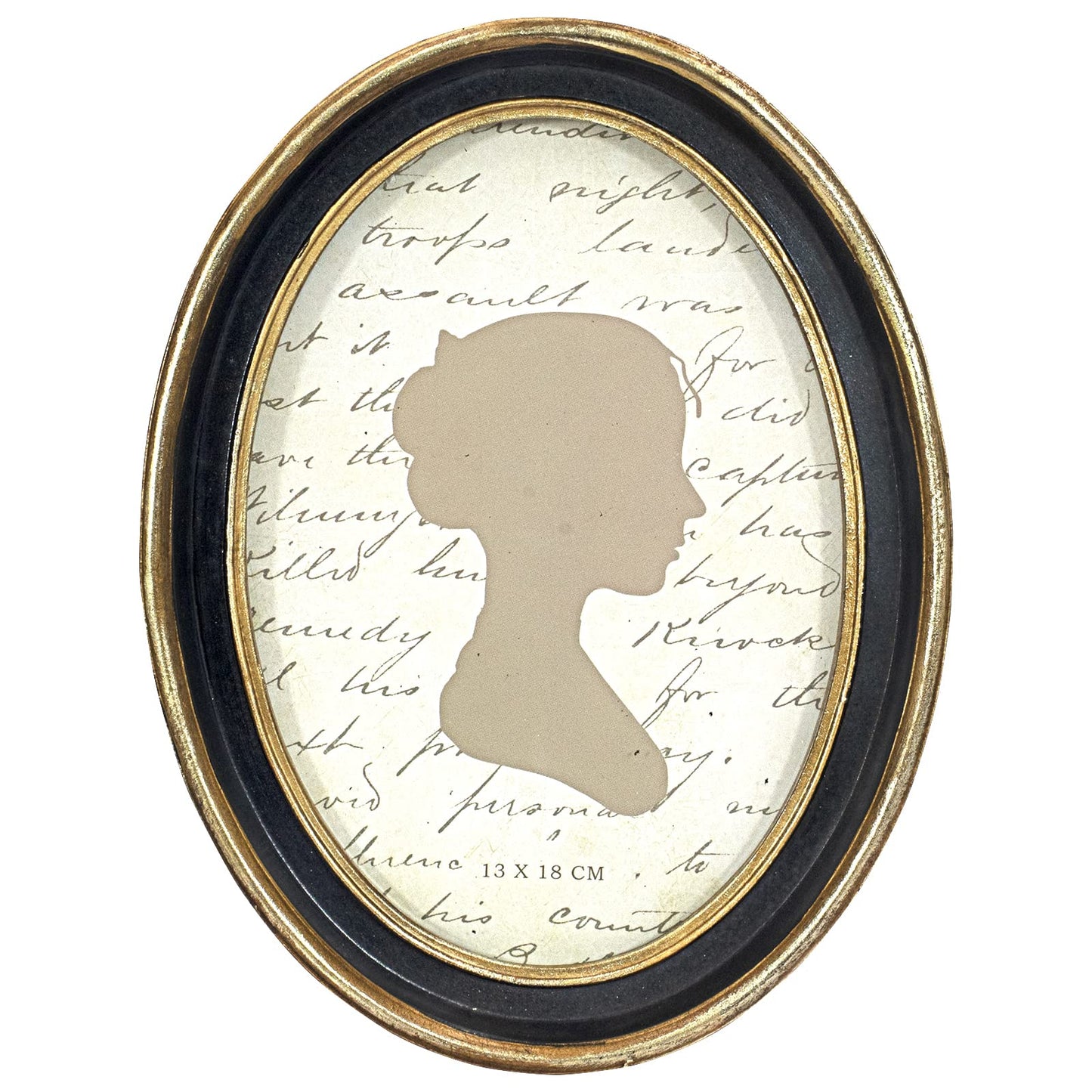 AELS 4x4 Inch Vintage Picture Frame, Elegant Antique Photo Frames with Glass Front, Photo Display, Tabletop Wall Hanging, Gift Ideas, Off-white Oval with Gold Trim