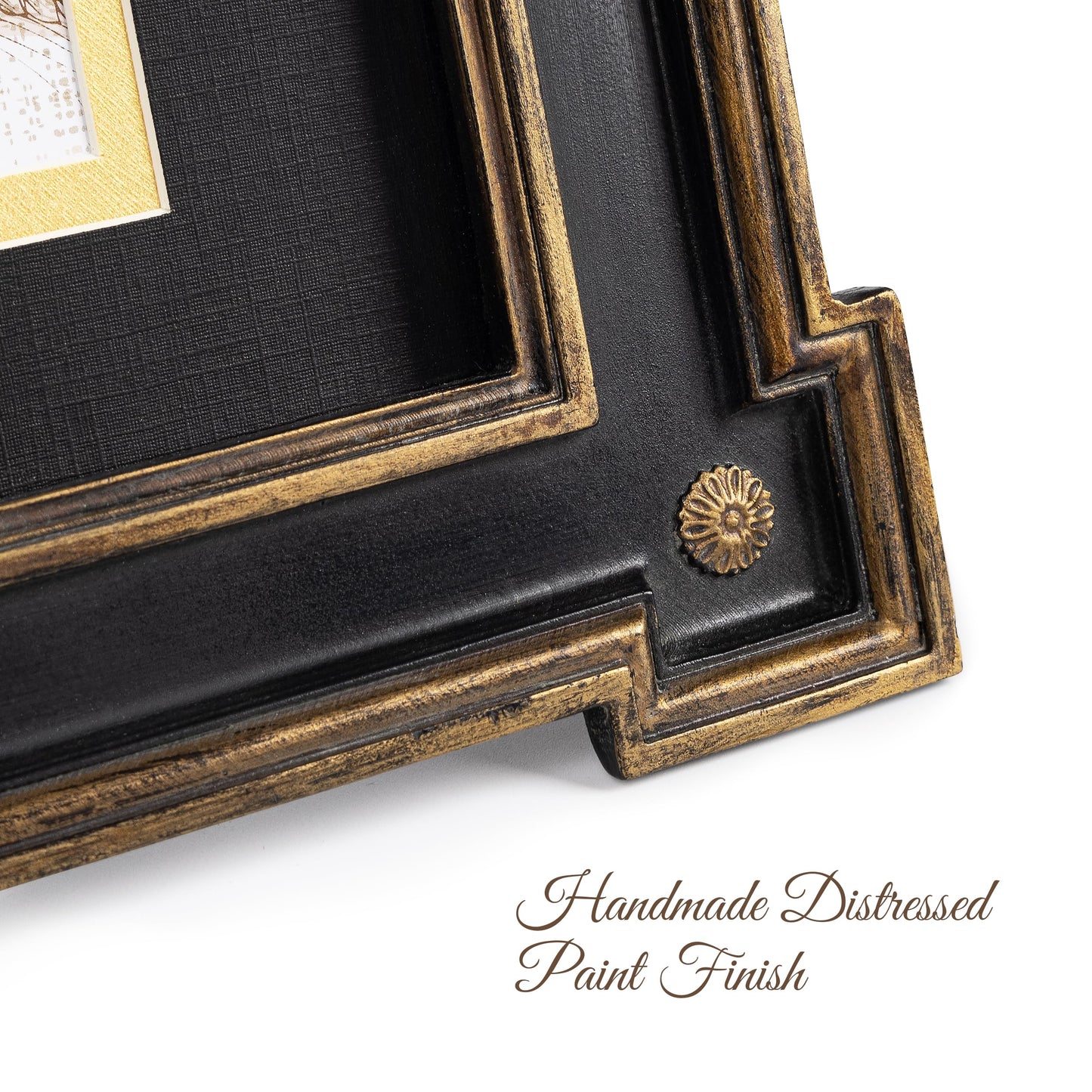 AELS 11" x 14" Diploma Frame for Wall and Tabletop Display, Vintage College Degree Document Certificate Frame with HD Glass, Fits 8.5" x 11" Certificates with Mat or 11" x 14" without Mat, Black with Gold Trim