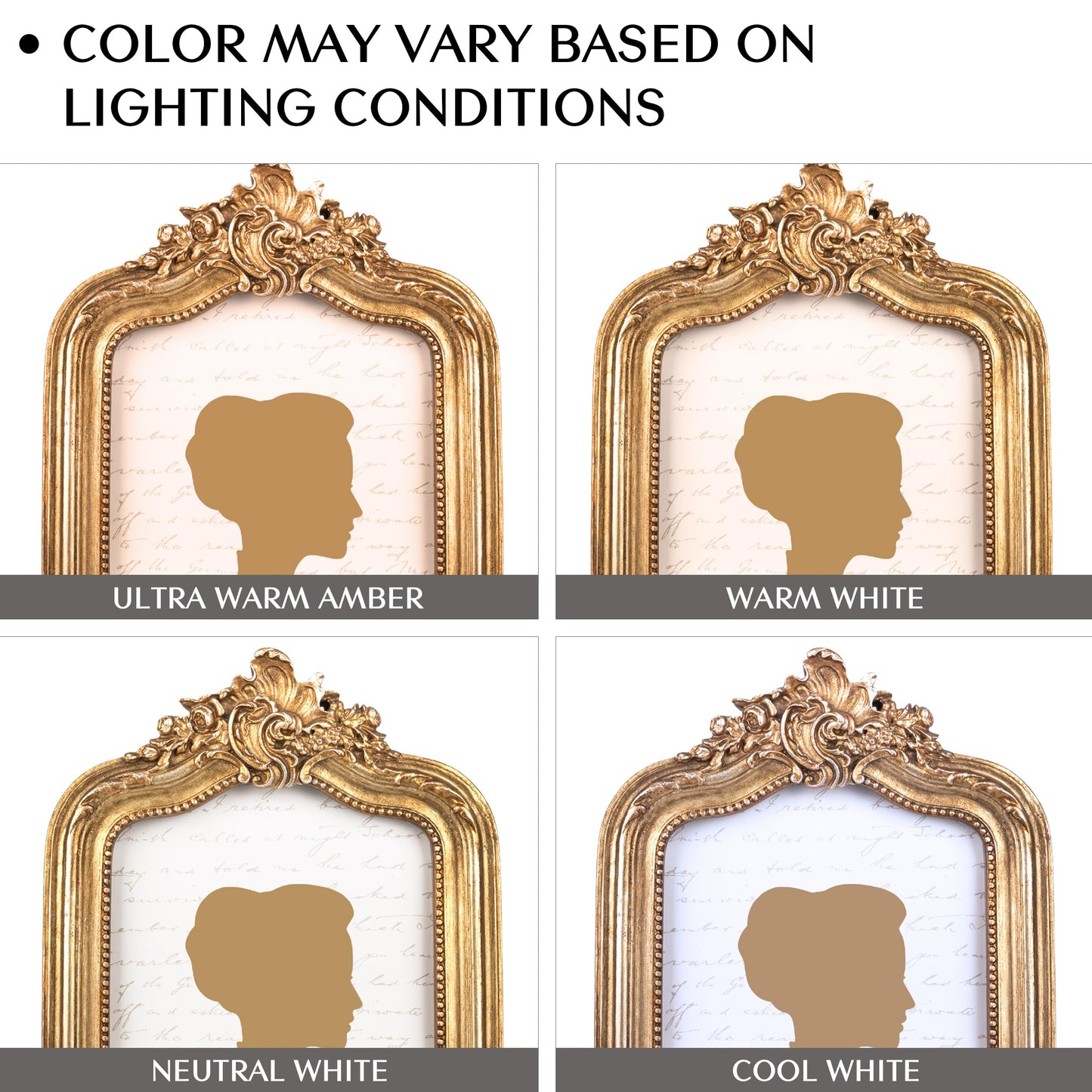 AELS 8x10 Inch Vintage Picture Frame, Elegant Antique Photo Frames with Glass Front, Photo Display, Tabletop Wall Hanging, Gift Ideas, Gold and Sage Green