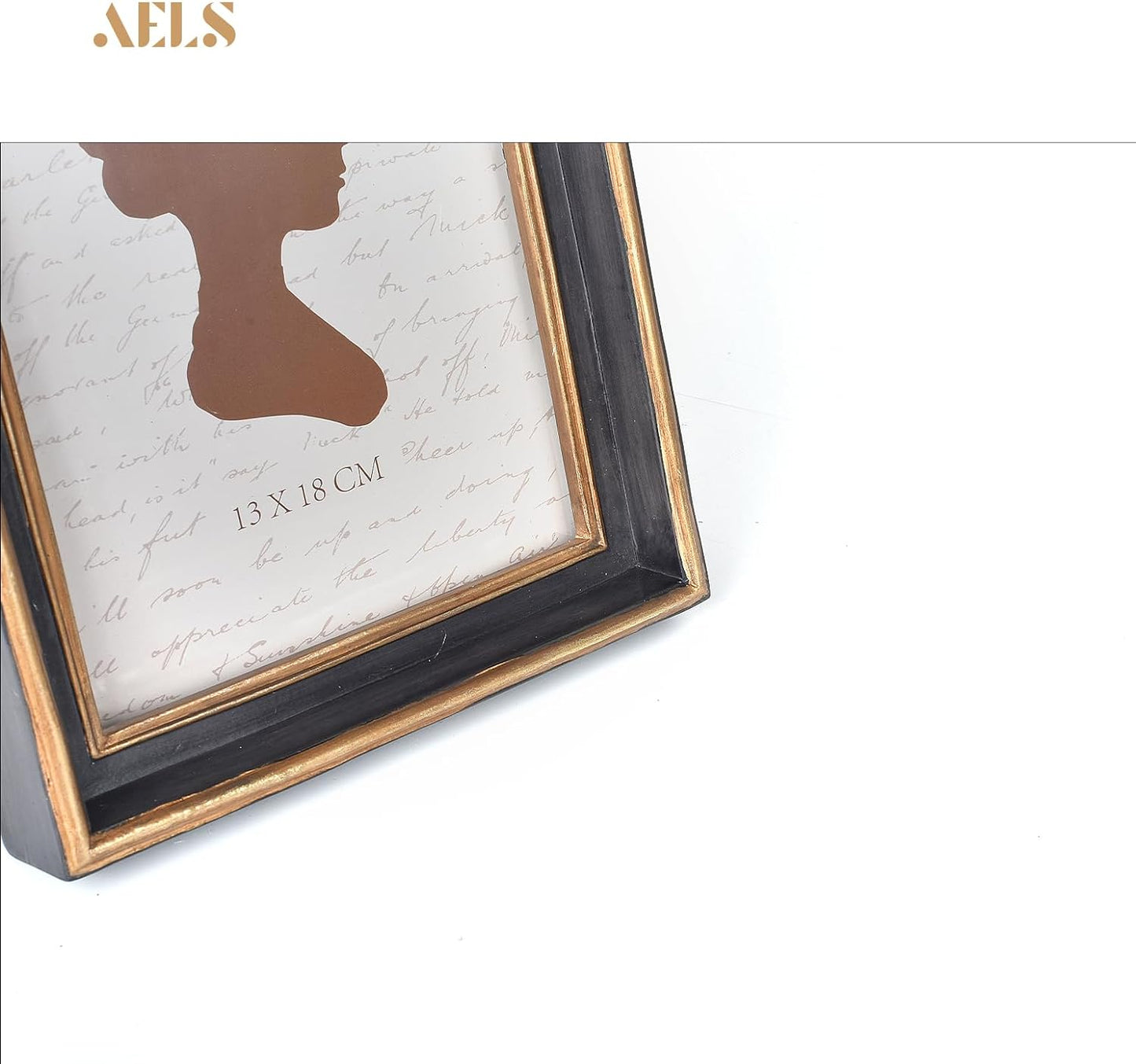 AELS 4x4 Inch Vintage Picture Frame, Elegant Luxury Antique Photo Frames with Glass Front, Photo Display, Tabletop Wall Hanging, Gift Ideas, Pearl Pattern