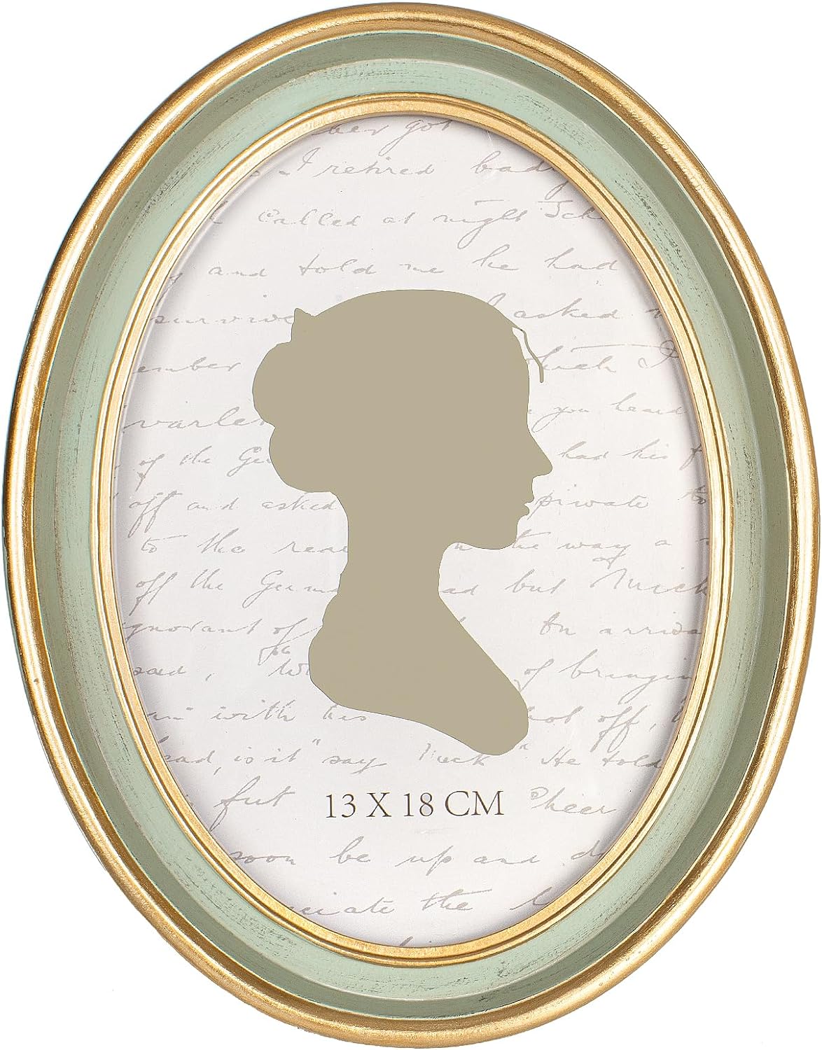 AELS 4x4 Inch Vintage Picture Frame, Elegant Antique Photo Frames with Glass Front, Photo Display, Tabletop Wall Hanging, Gift Ideas, Black Round with Gold Trim