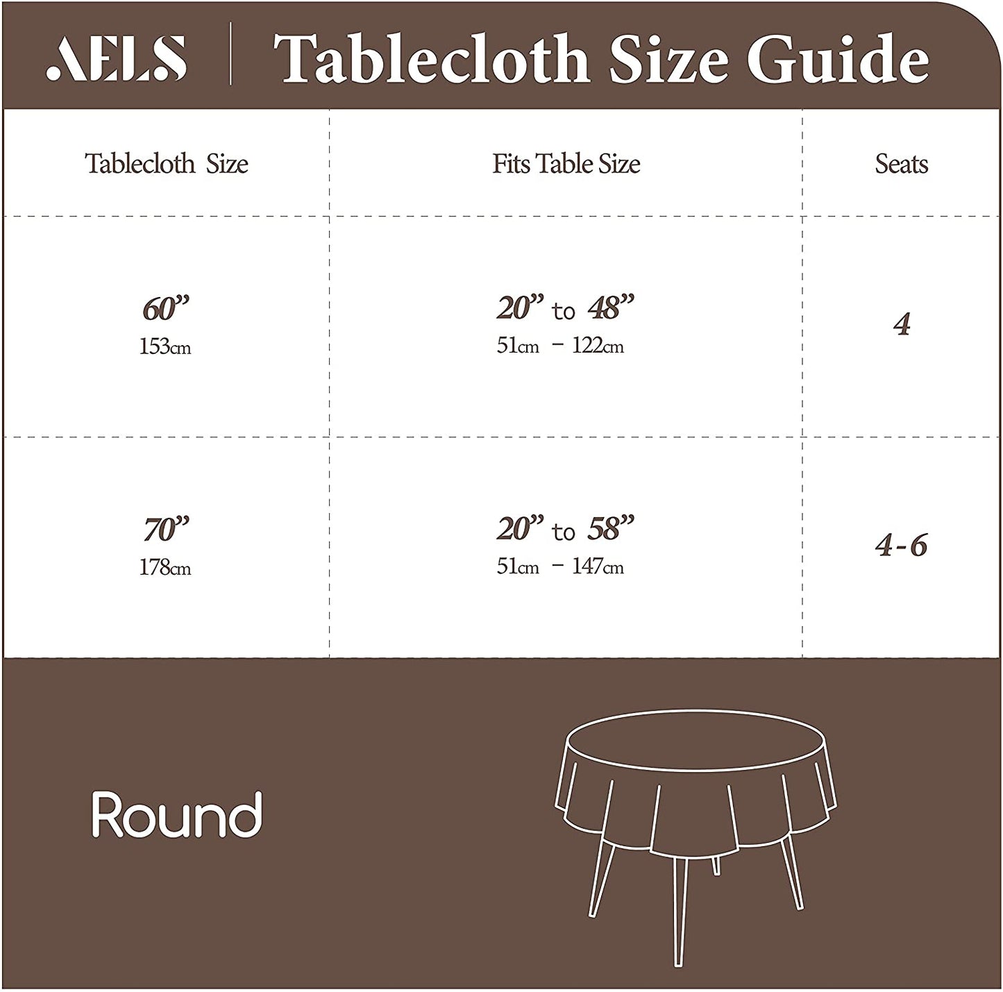 Blue & Green Trees 60 Inch Round Tablecloth