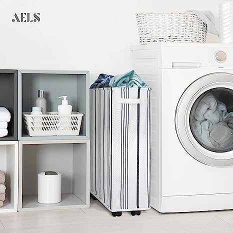 Bless international Collapsible Laundry Hamper with Handles