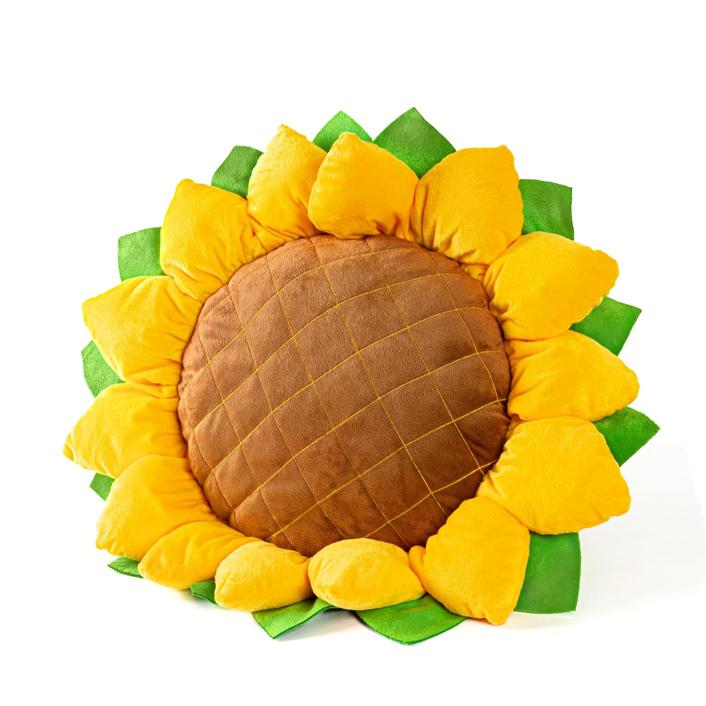 AELS 20.4" Sunflower Pillow, 3D Decorative Throw Pillow, Cute Sunflower Decor for Plant Lover, Sofa Couch Living Room Bedroom Nursery Decor, Yellow