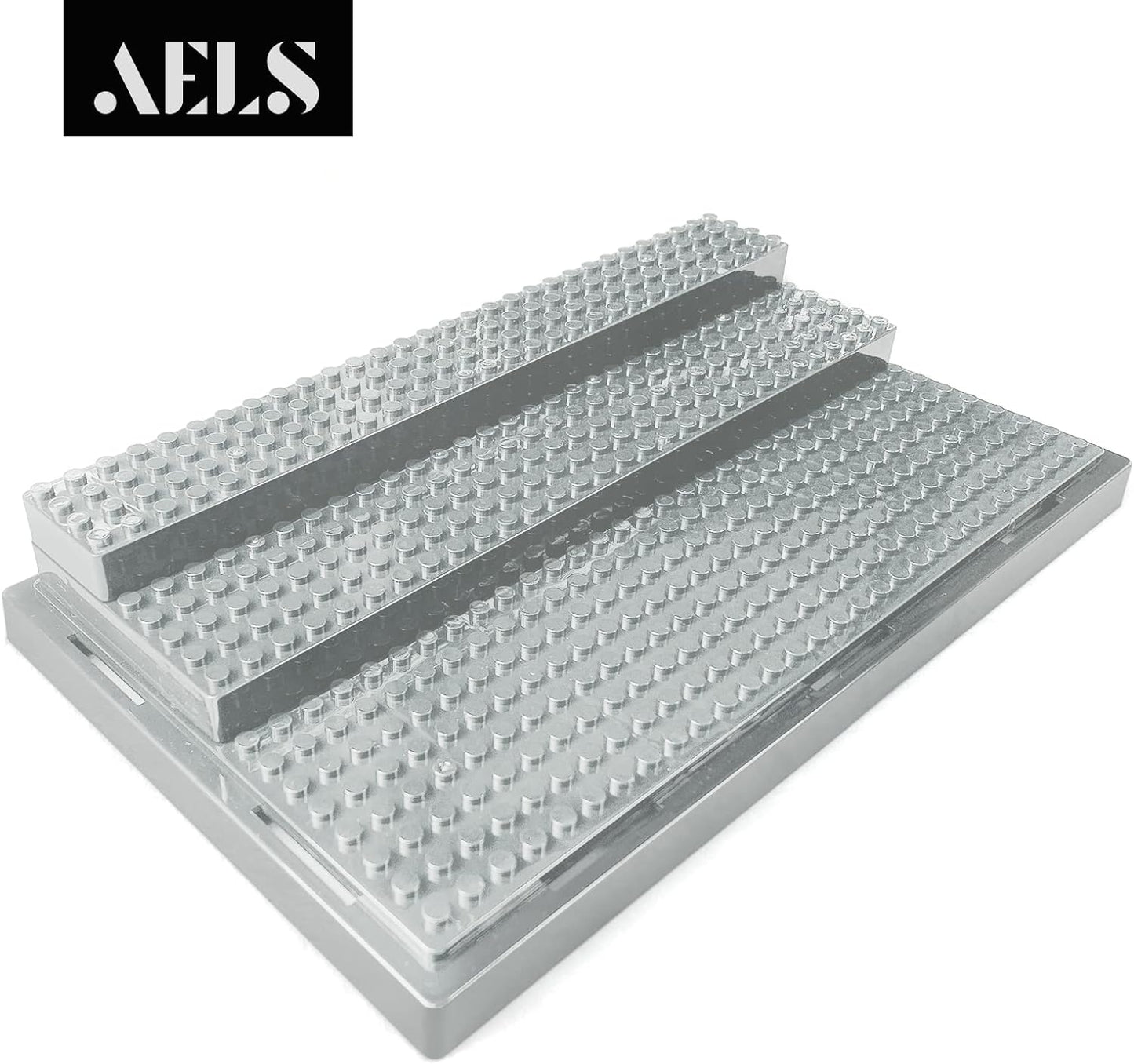 AELS 1 Pack Acrylic Minifigures Display Case, Stackable and Dustproof Building Block Display Box for Lego Action Figure Toys Storage, Gifts for Lego Lovers